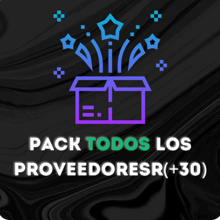 Pack todos los Proveedores